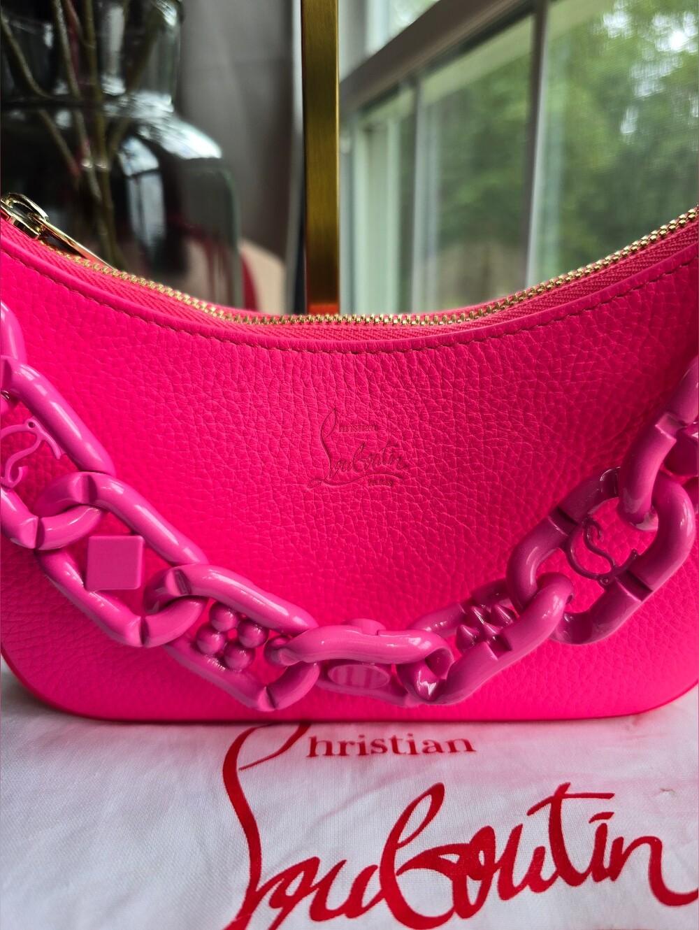 Christian Louboutin Mini Loubila Chain Shoulder Bag - Picture 2 of 16